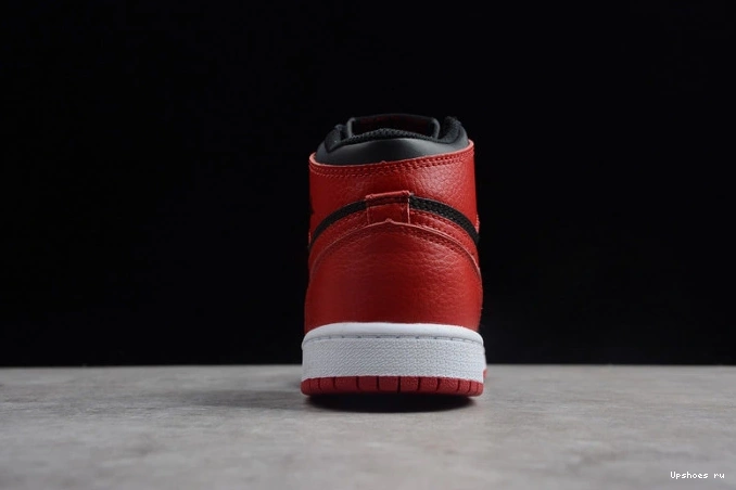 High Jordan 001 Retro  Bred 555088 1 OG Red Black Banned Air Kids 0130